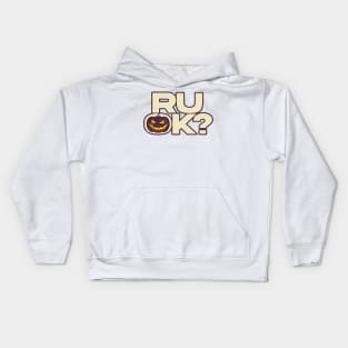 R U OK Halloween Pumpkin Kids Hoodie